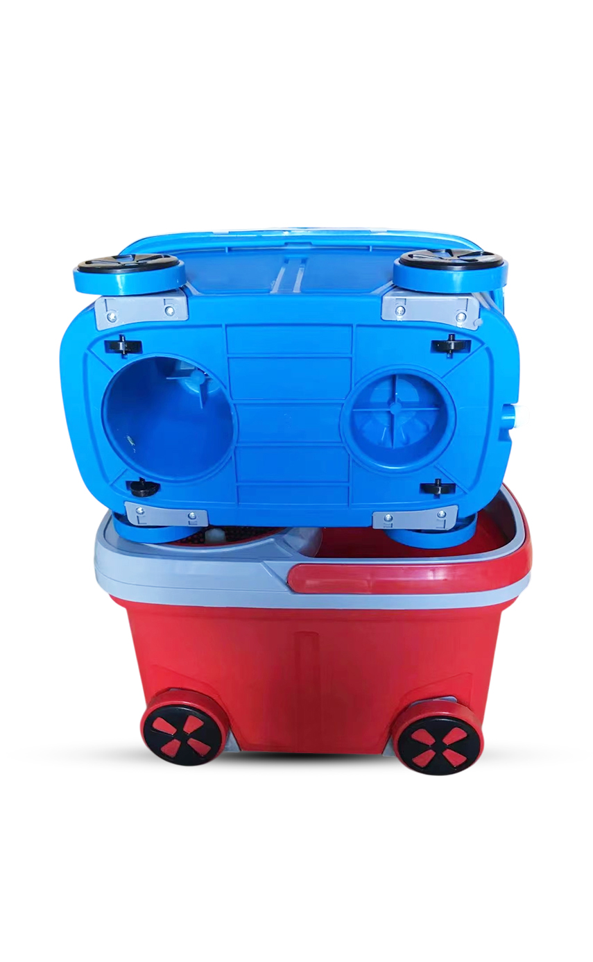 Proclean 8 Wheels SS Mop Head Premium Spin Mop RM-0582_Red_img_5