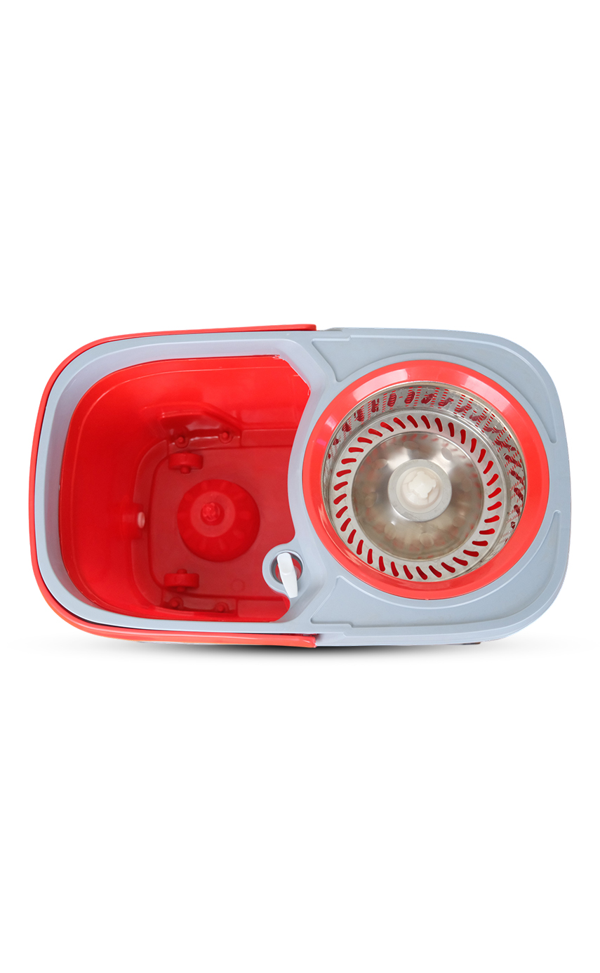 Proclean 8 Wheels SS Mop Head Premium Spin Mop RM-0582_Red_img_4