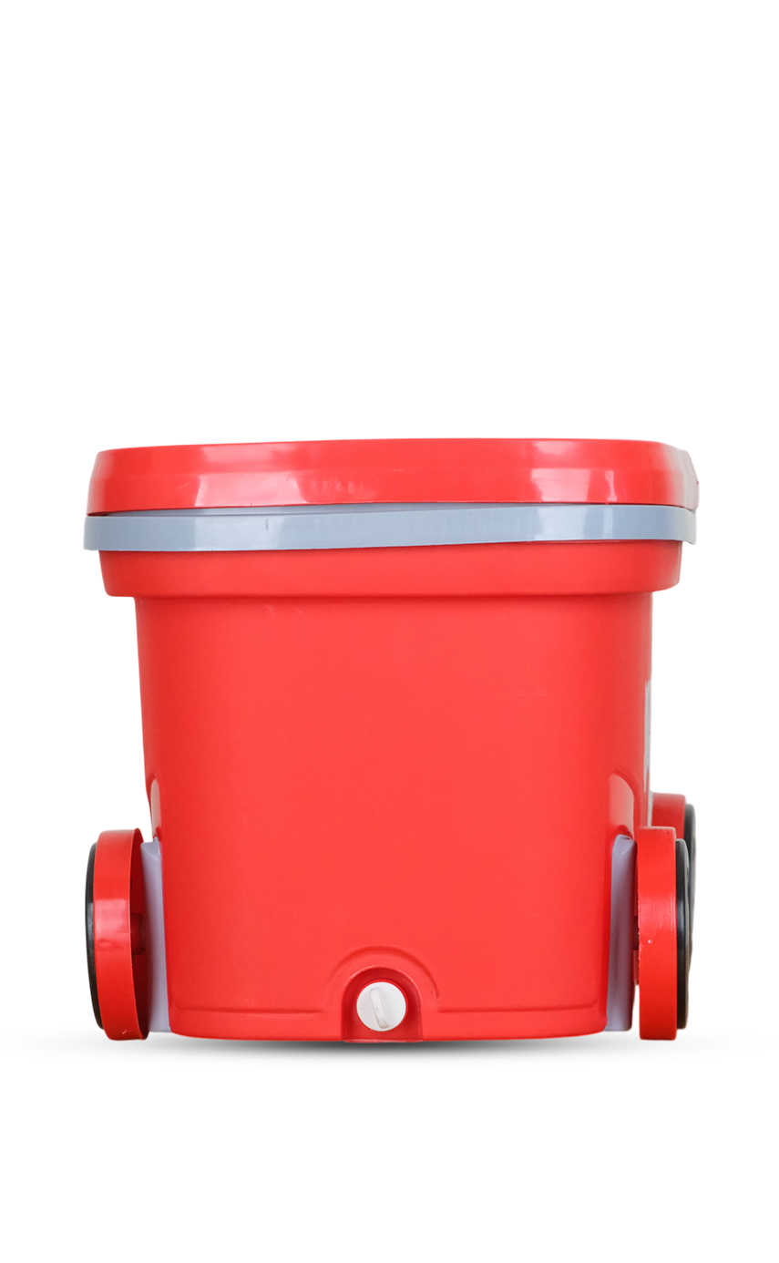 Proclean 8 Wheels SS Mop Head Premium Spin Mop RM-0582_Red_img_2