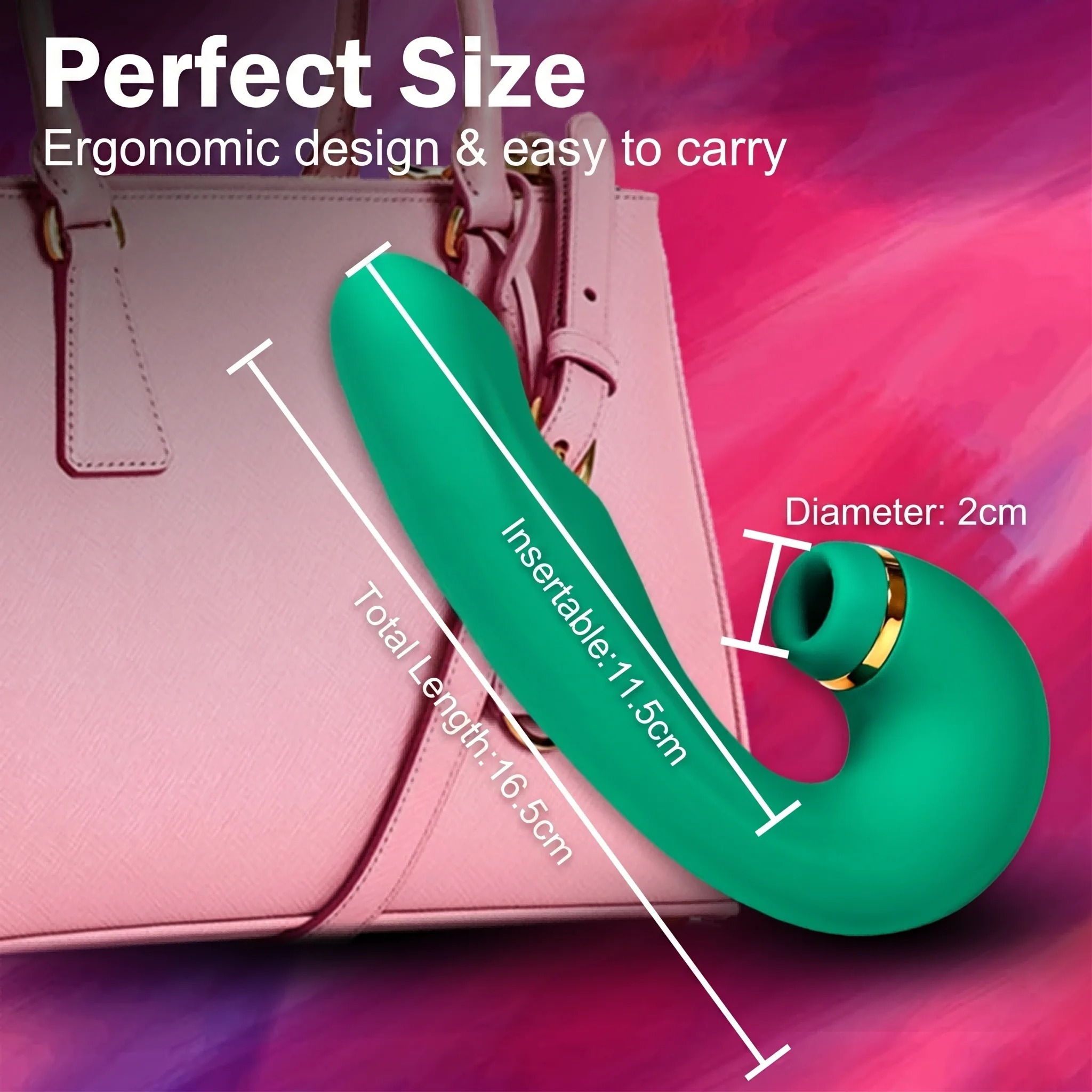 3-in-1 G-Spot Vibrator Clitoris Sucker Stimulation Vaginal Massager Tapping Clit Sucker Masturabtor Adult Sex Toy for Women 18+_img_3