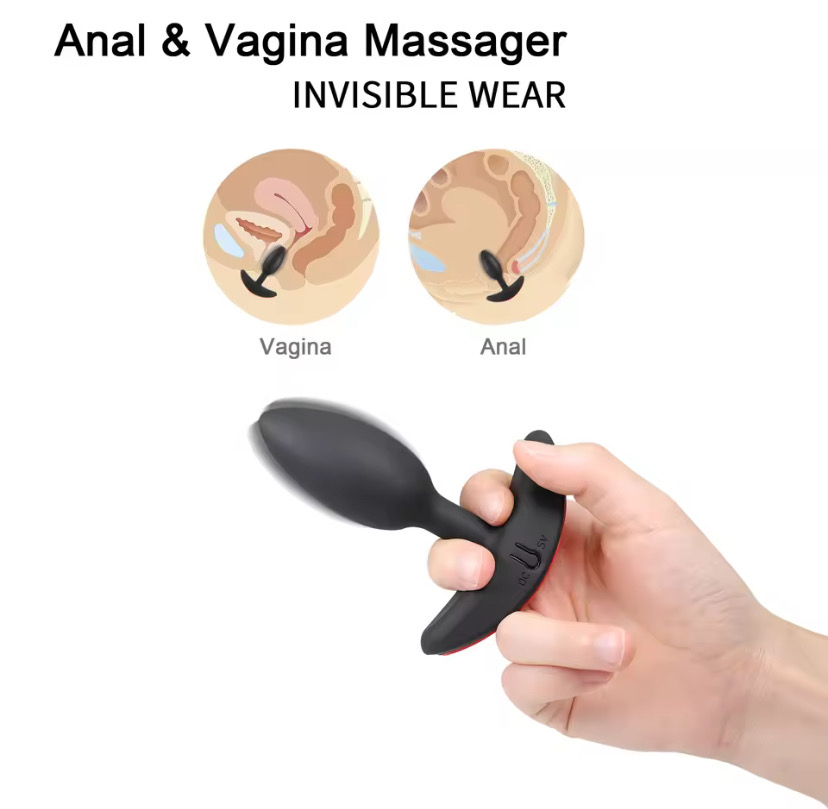 Vibration Anal Plug Anal Vibrator Butt Plug Men Prostate Massager Female Vagina Vibrating Masturbator Sex Toy for Gay Couple_img_4