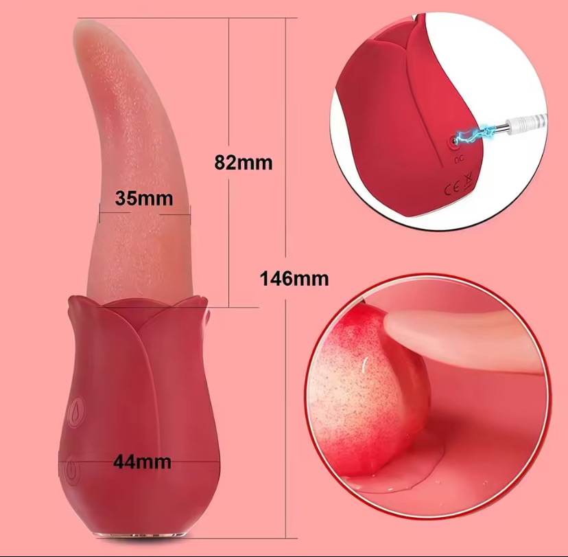 Realistic Tongue Vibrator Female Powerful G Spot Clitoris Stimulator Thrusting Vagin Massager Masturbation Sex Toys for Women_img_5