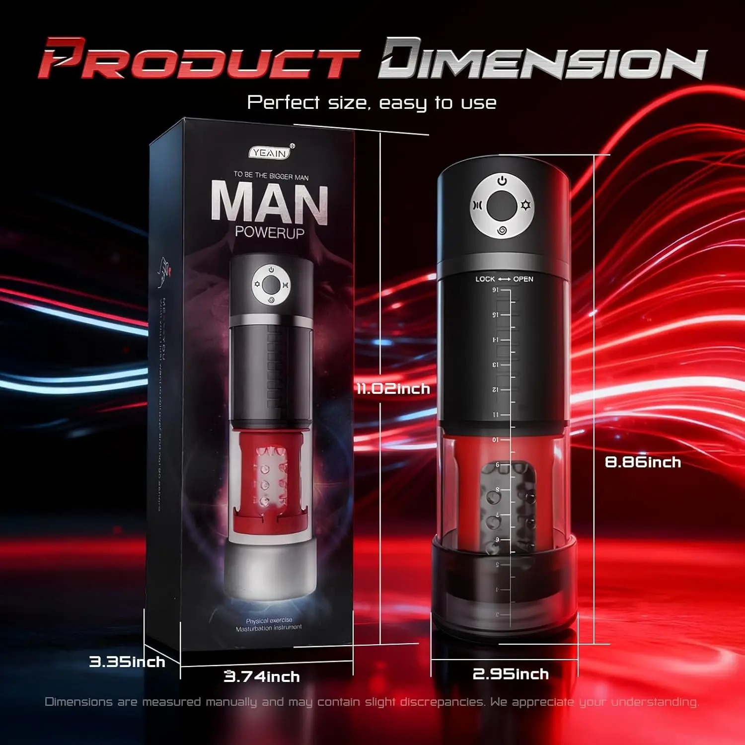Male Masturbator Automatic Men Sucking Thrusting Machine Devices Pocket Puzzy Realistic Hands Free Male Adult Toys_img_1