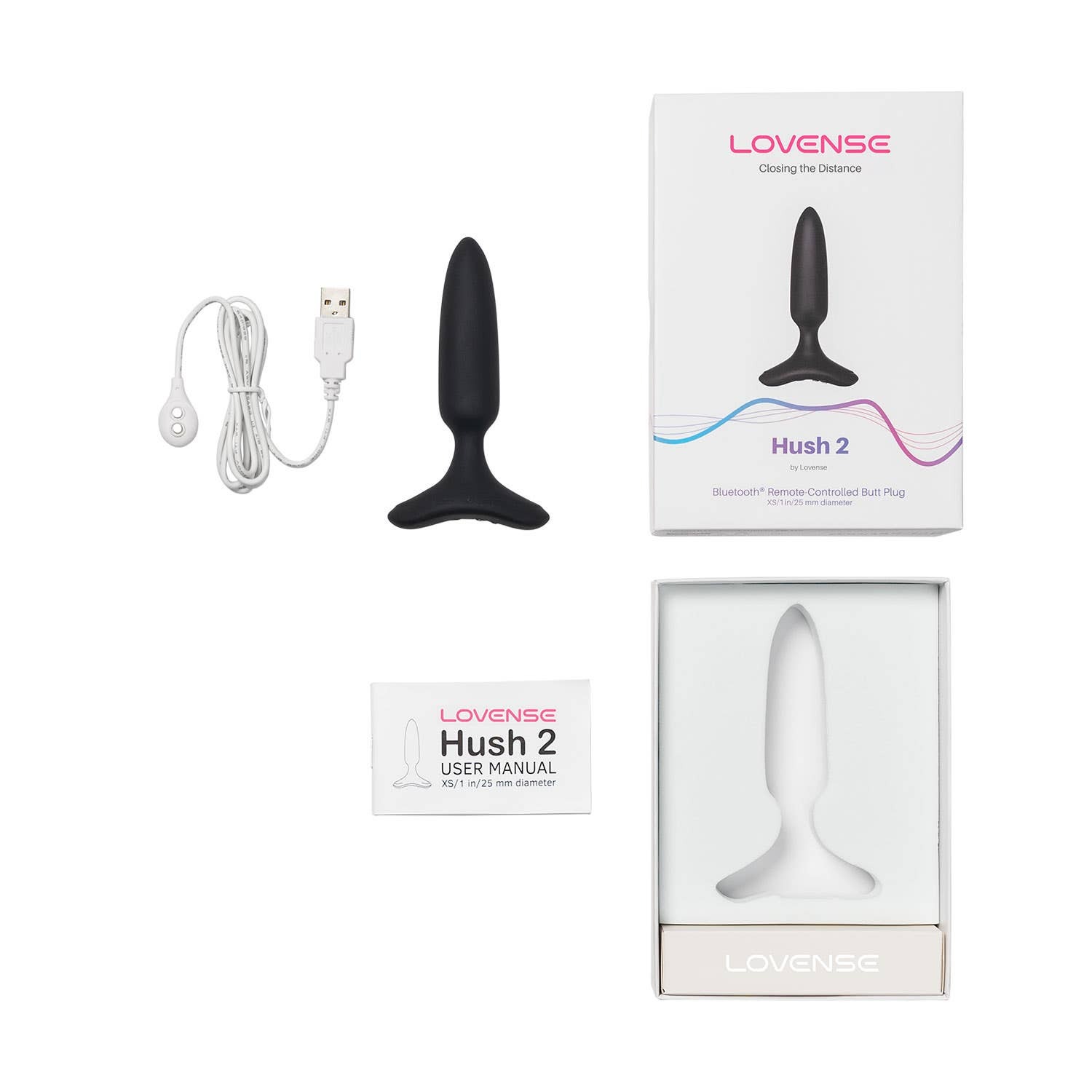 Lovense - Hush 2 1-inch App-Controlled Wearable Butt Plug *_img_3