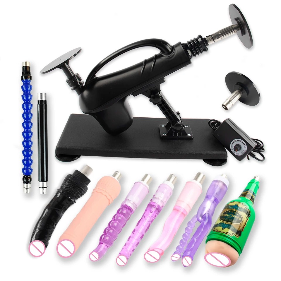 Sex Machine for Woman Adjustable Masturbating Pumping SexTooys for Men Adult Toys Upgrade Vibrator Dildo_img_6