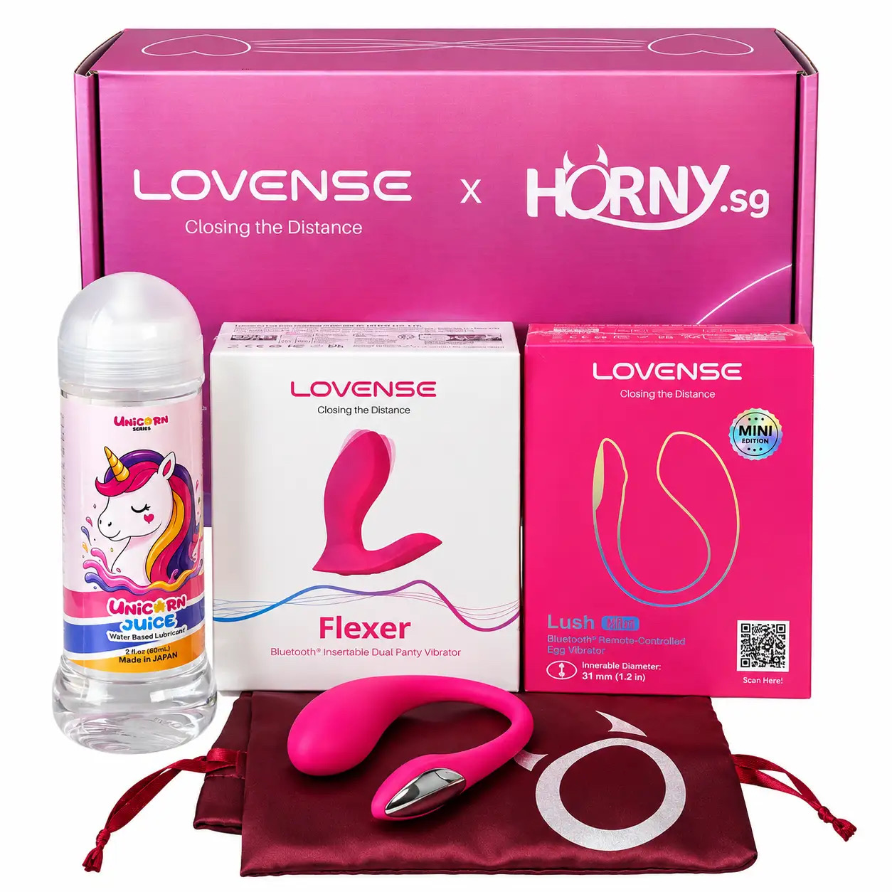 LOVENSE LUSH MINI X FLEXER COMPANION KIT