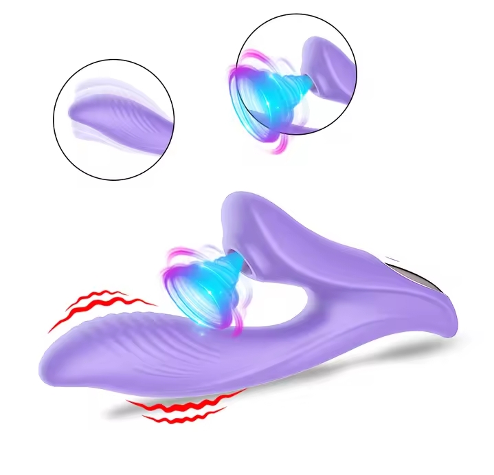 2 IN 1 Sucking G spot Vibrator for Women Clit Sucker Oral Sex Suction Clitoris Stimulation Female Masturbation