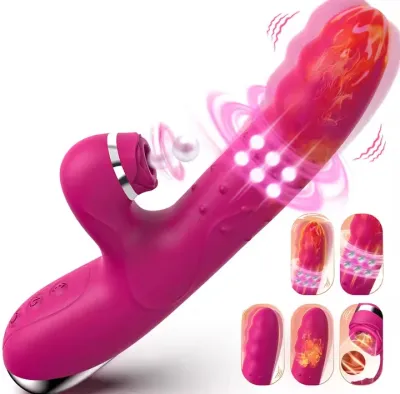 Powerful AV Rotating Heating Suck Vibrator for Women Dildos Suction Clitoral Stimulator Female Vaginal Massager Adult Sex Toys_img_0