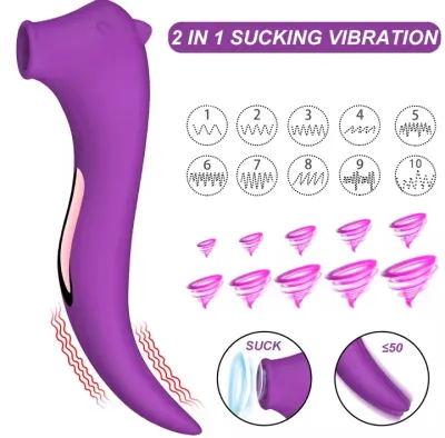 G Spot Clitoris Stimulator Fast Orgasm Sucking Vibrator for Women Vagina Nipple Sucker Massager Dildo Female Adults Sex Toys_img_0