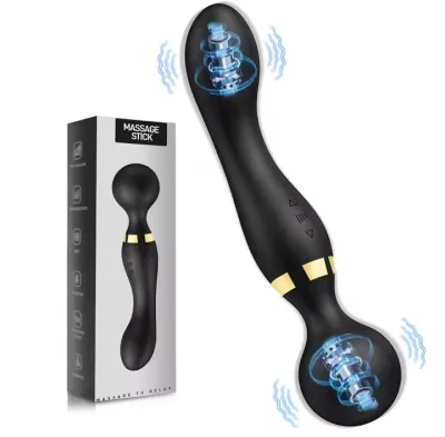 Double Head Powerful Clit Vibrators for Women AV Magic Wand Massager Dildo G Spot Orgasm Clitoris Stimulator Masturbator_img_0