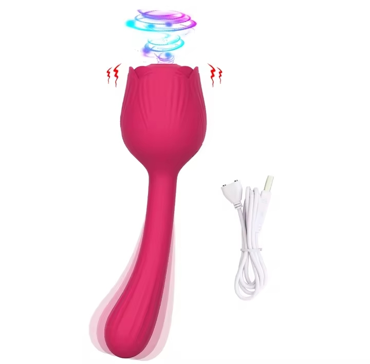 Rose Vibrator Toys Dildos Sucking Vibrator for Women Clitoris Stimulation Vaginal Massager Sex Toys for Adults 18 Sucker Machine