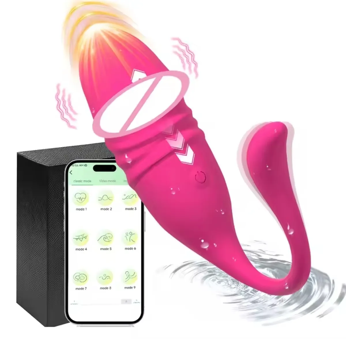 Wireless Bluetooth APP G Spot Vibrator for Women Telescopic Dildo Clitoris Stimulator Vagina Love Egg Panties Sex Toys for Adult