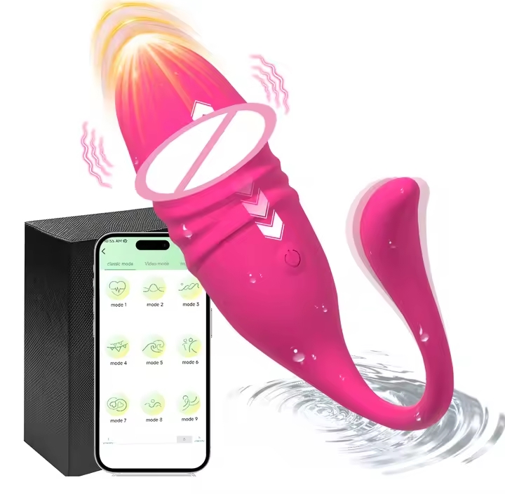 Wireless Bluetooth APP G Spot Vibrator for Women Telescopic Dildo Clitoris Stimulator Vagina Love Egg Panties Sex Toys for Adult