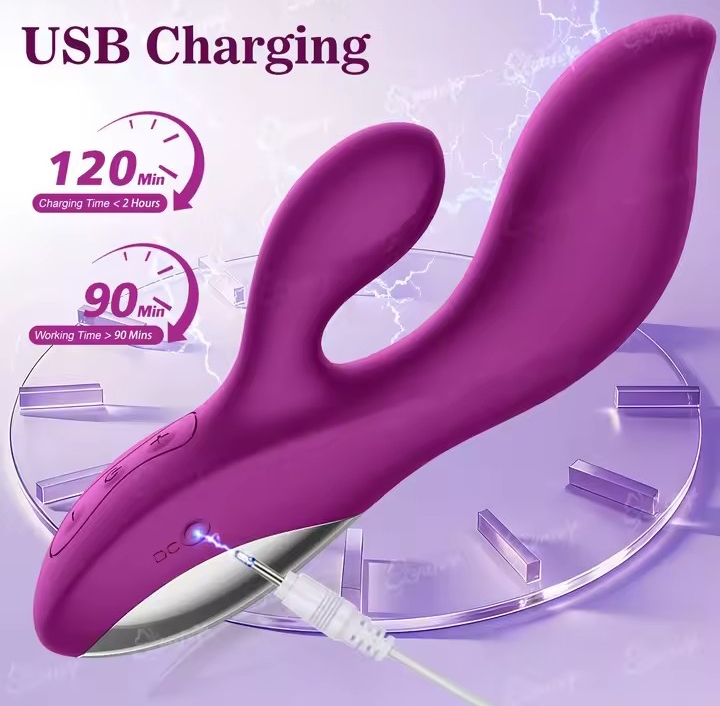 10 Powerful Vibration Modes Rabbit Vibrator G Spot Massager Clitoris Stimulator for Women Sex Toys Shop Adults Goods for Female_img_1
