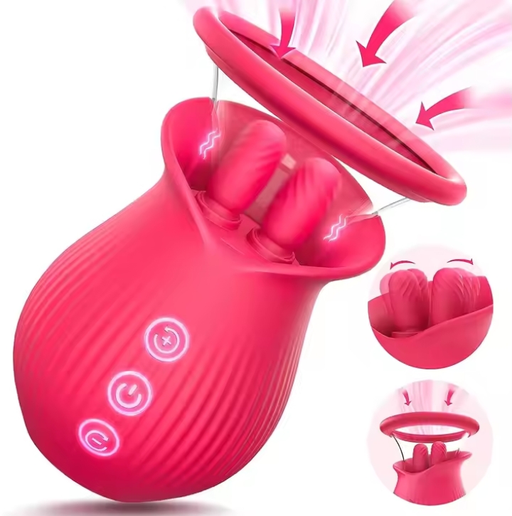 Fingers Sucking Vibrator Rose Vibrators Suck Quick Pleasure Sex Toys Couples Foreplay Stimulator For Clitoral Nipple Massage