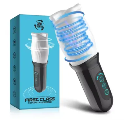Rotating Vibrating Masturbator for Man Penis Glans Training Massager Male Masturbation Vibrators Erotic Orgasm Sex Toys for Men_img_0