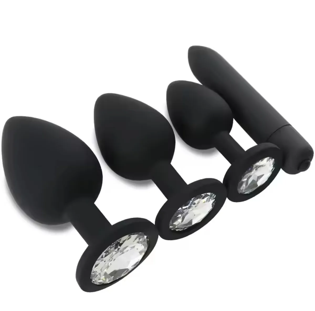 Soft Silicone Anal Butt Plug Men Prostate Massager Adult Gay Products Ass Stuffed Mini Bullet Vibrator Sex Toy for Couples