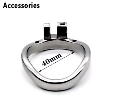 Male Chastity Belt Device Cock Cage Stainless Steel Penis Ring Lock Chastity Cage With Catheter Anti-drop Ring Sex Toys For Men_img_7