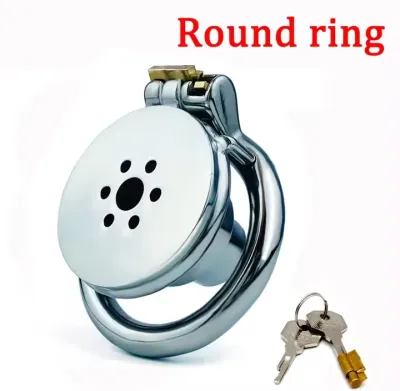 Small Stainless Steel Male Chastity Device Cock Cage Penis Ring Hardcore Inverted Cock Lock Bdsm Sex Toys for Men Adult 18_img_0