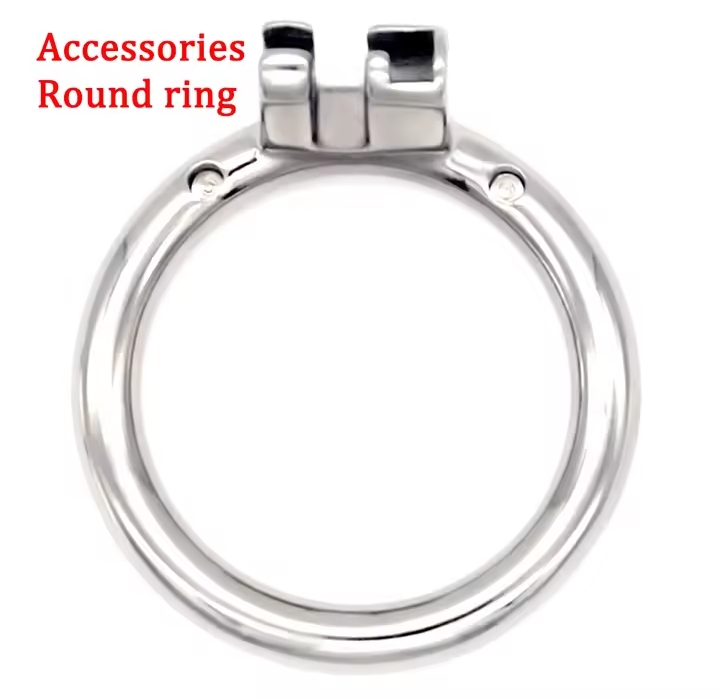 Small Stainless Steel Male Chastity Device Cock Cage Penis Ring Hardcore Inverted Cock Lock Bdsm Sex Toys for Men Adult 18_img_2