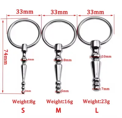 Male Penis plug Sex toys Stainless steel Catheter Urethral Dilation Horse Eye Stick Urine plugging rod Adult Games Masturbator_img_0