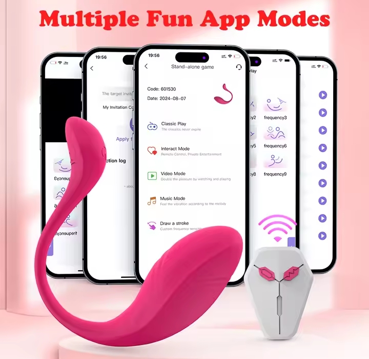 APP Vibrating egg 9-speed vibrating female vaginal vibrator stimulator Wireless remote control Adult female Toy