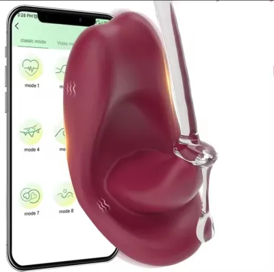 App Remote Control Tongue Vibrator Wearable G Spot Butterfly Vibrators 10 Modes Clitoris Massager Couples Sex Toys for Women_img_0