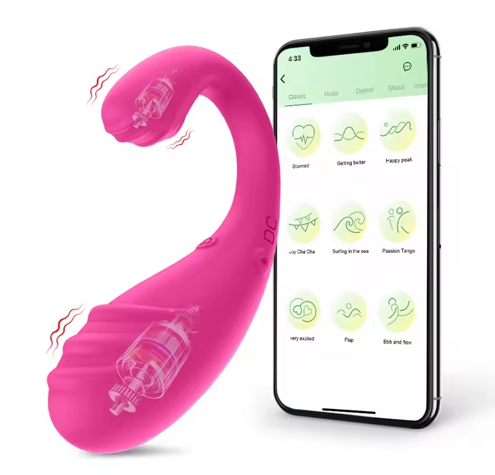 Dual Motor APP Bluetooth Control Vagina Vibrators Clitoral G Spot Vibrating Stimulator Wearable Anal Massager Sex Toys for Women