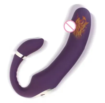 Heating Double Motor G Spot Clitoris Anal Dildo Vibrator Adult Sex Toys for Woman Masturbator 10 Mode 10 Speed Female Erotic Toy_img_0