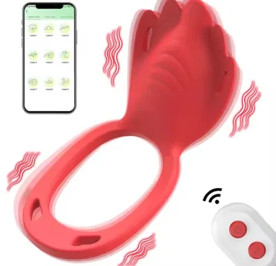 App Remote Controlled Wearable Panty Vibrator 9 Vibration Modes Vibrating Penis Ring Clitoral Stimulator Adult Couple Sex Toy_img_0