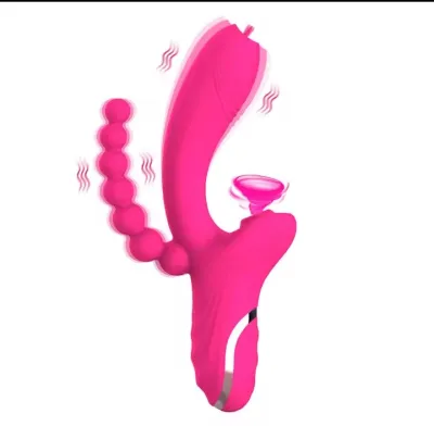 3 in 1 Clit Sucker Dildo Vibrator for Women Clitoris Stimulator G Spot Tongue Licking Vacuum Massager Sex Toys Adult Goods 18+_img_0