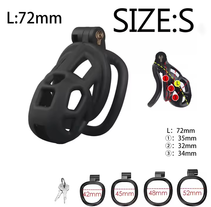 Man Penis Lock Rings Male Chastity Cage Sex Toys Chastity Cock Cage Device Penis Ring Erotic Urethral Products Male With 4 Size