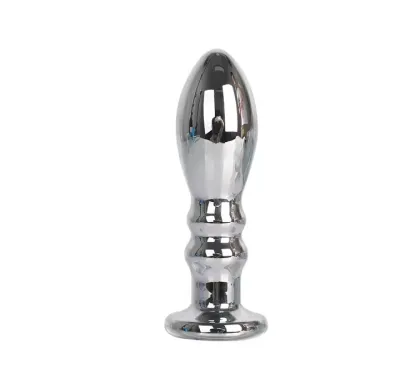 Stainless Steel Anal Vibrators For Men Metal Vibrating Anal Plug Anal Prostate Massager Dildo Sex Toys for Women Gay Butt Plug_img_0