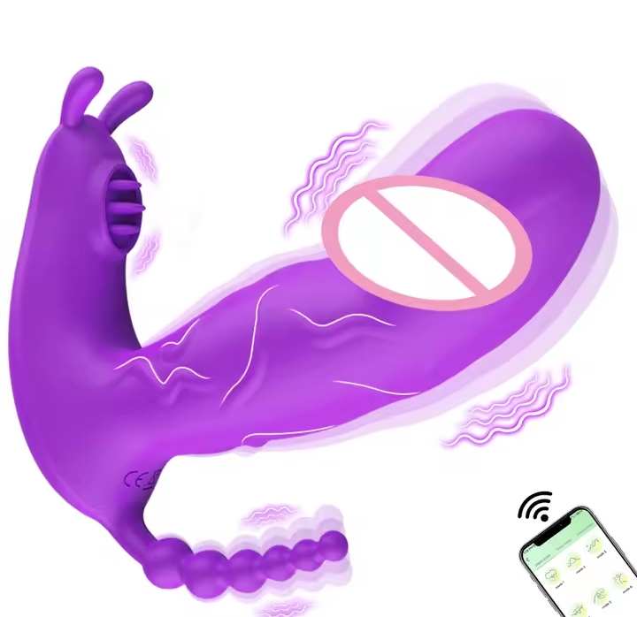 Wearable 3 In 1 Panty Vibrator APP Control G Spot Massager Dildo Clitoral Stimulator Anal Pleasure for Women Couples Adults 18_img_2