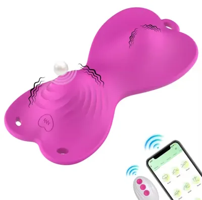 APP Remote Control Butterfly Vibrator G Spot Anal Massager for Women Dual Motors Clit Wearable Vibrator Adult Sex Toy for Female_img_0