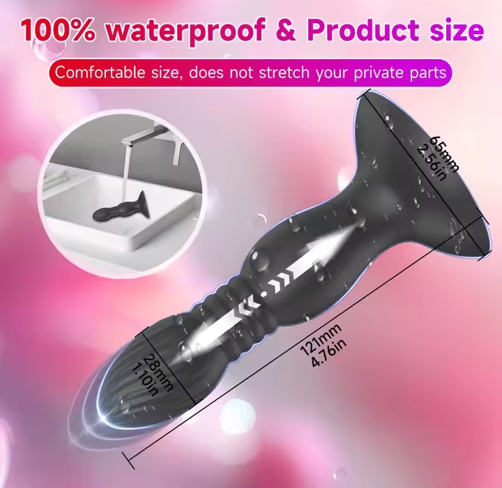Thrusting Anal Vibrators Suction Cup Anal Plug Vibrating Butt Plug 9 Vibration Prostate Massager Sex Toys for Men Women Couples_img_1