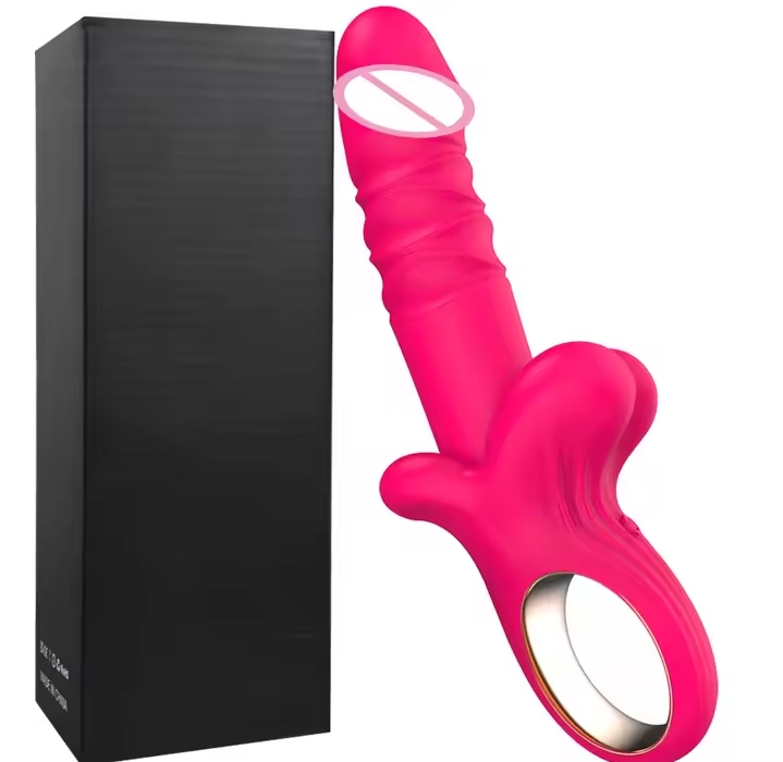 hrusting Dildo Vibrator Clitoris G-Spot Anal Stimulator Masturbator Fast Orgasm Mouth Shaped Sex Toy for Couples Pleasure