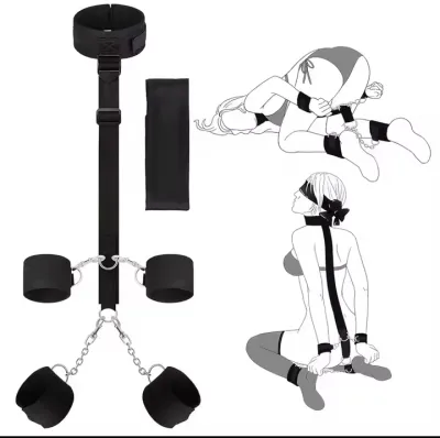 BDSM Adult Sex Toys SM Slave Ankle Cuffs Collar Bondage Restraints Handcuffs Shackles Erotic Products Sexy Game for Couple Men_img_0