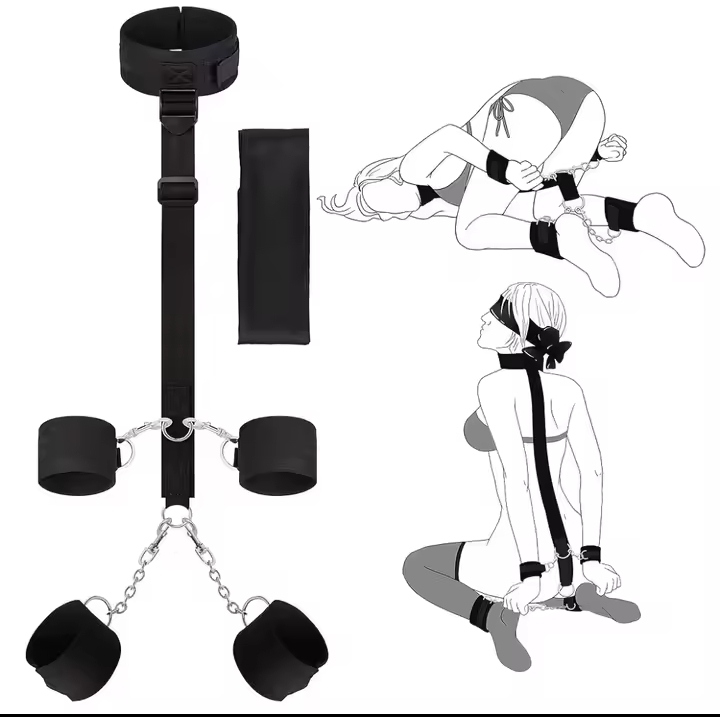 BDSM Adult Sex Toys SM Slave Ankle Cuffs Collar Bondage Restraints Handcuffs Shackles Erotic Products Sexy Game for Couple Men