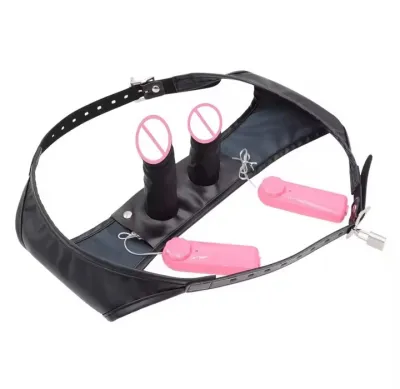 Strapon Double Dildo Vibrator Panties Detachable Vaginal Vibrator Anal Butt Plug Chastity Belt Sex Product for Women Masturbator_img_3