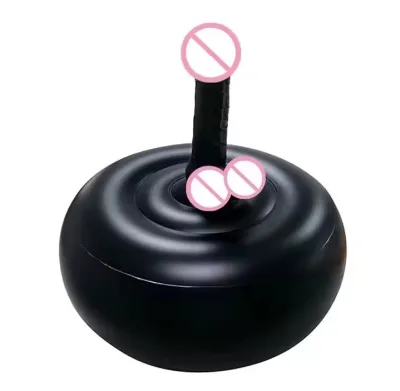 Inflatable Sex Sofa Cusion with Masturbator Dildo Durable Sex Furniture Game Inflatable Chair Ball Sex Toy for Women Couple_img_0