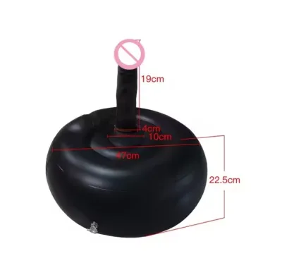 Inflatable Sex Sofa Cusion with Masturbator Dildo Durable Sex Furniture Game Inflatable Chair Ball Sex Toy for Women Couple_img_3