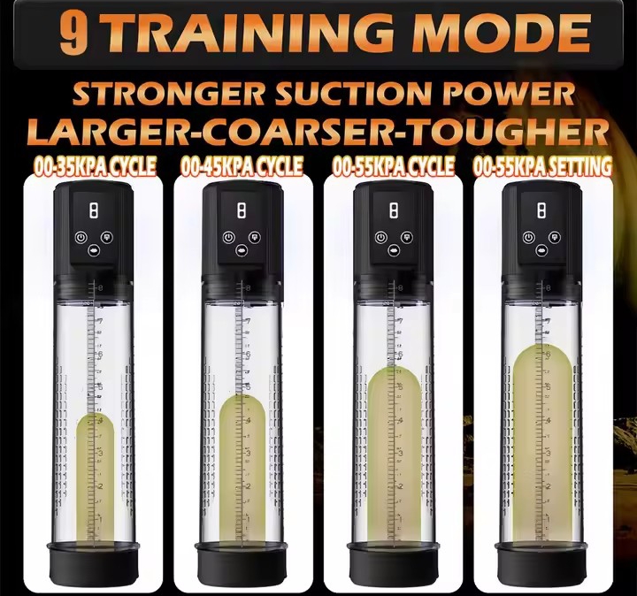 Electric Penis Pump Penis Enlargement Extend Pump Penis Trainer Male Masturbators Cup Dick Pump Sex Toys for Men 18_img_4