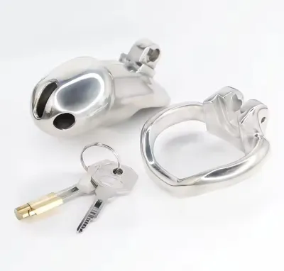 Ergonomically Design Male Chastity Cage Penis Ring Cock Ring With Magic Lock Fetish Bondage Chastity Device Sex Toys Adults_img_1