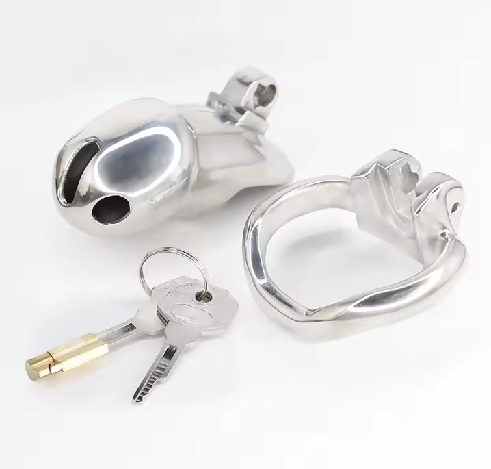 Ergonomically Design Male Chastity Cage Penis Ring Cock Ring With Magic Lock Fetish Bondage Chastity Device Sex Toys Adults_img_1
