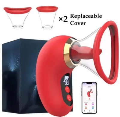 5IN1 Tongue Clitoral Sucker Vibrator APP Control Clit Stimulator Female Masturbation LCD Display Sex Toys for Women Couple_img_0