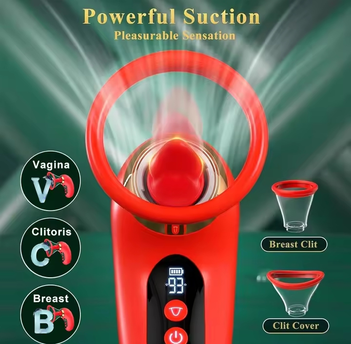 5IN1 Tongue Clitoral Sucker Vibrator APP Control Clit Stimulator Female Masturbation LCD Display Sex Toys for Women Couple_img_2