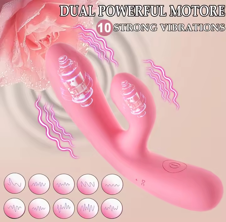 10 Frequency Dual Vibration Soft AV Stick Clitoral Stimulation G spot Massage Female Masturbation Device Sex Toys Adult Product_img_1