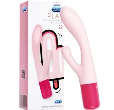 Durex Vagina Clitoris Stimulate G Spot Soft Vibrators Masturbators Mute Silicone Vibrating Dildo Massager Sex Toys for Women_img_4