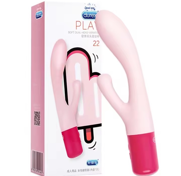Durex Vagina Clitoris Stimulate G Spot Soft Vibrators Masturbators Mute Silicone Vibrating Dildo Massager Sex Toys for Women_img_4